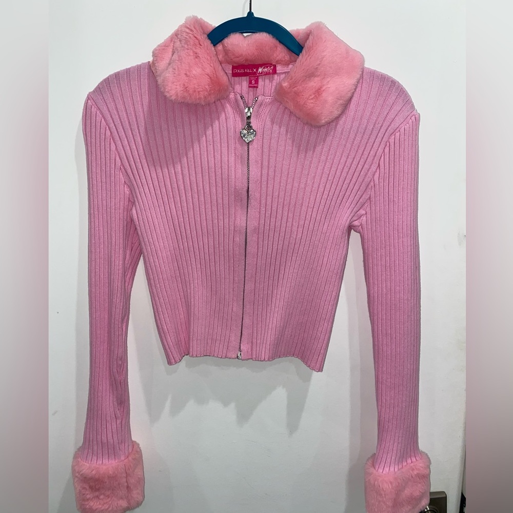 Dolls Kill Pink Sweater